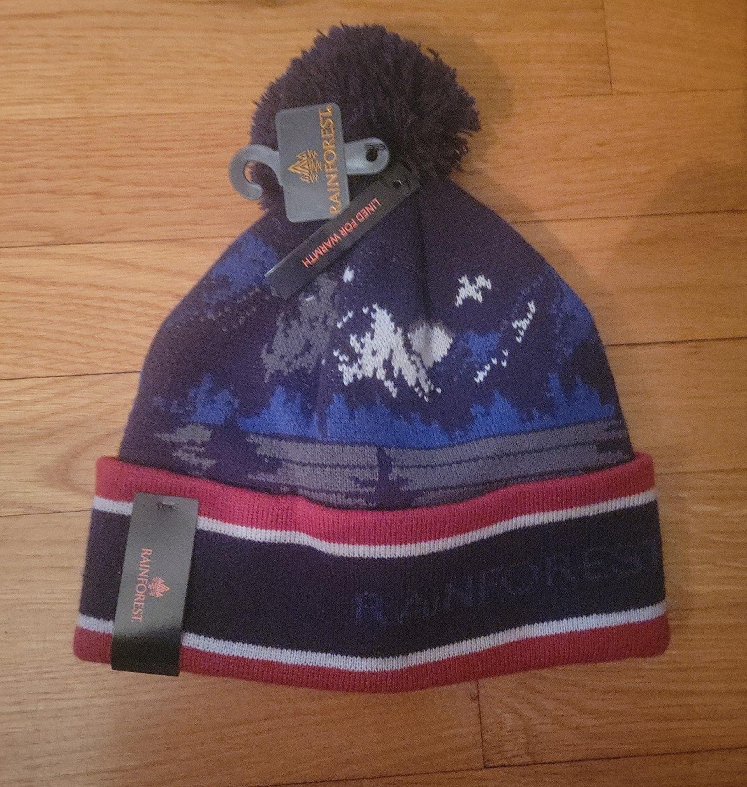 New Rainforest Men's/ Adult Lined Beanie Hat