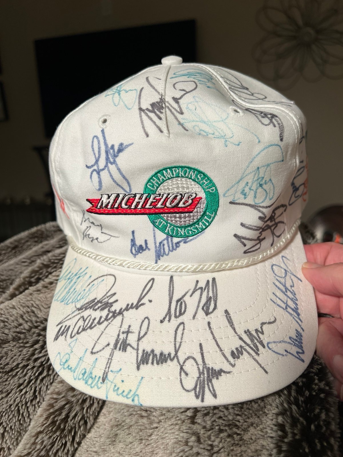 PGA Kingsmill Classic Signed Golf Hat…Payne Stewart
