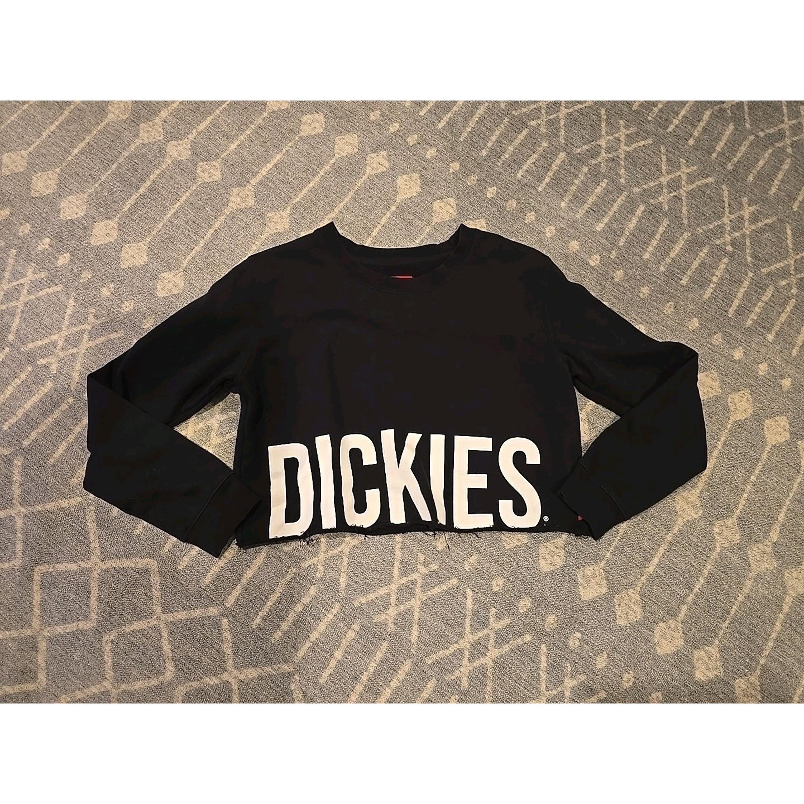 Dickies Crop Top Sweatshirt Black L