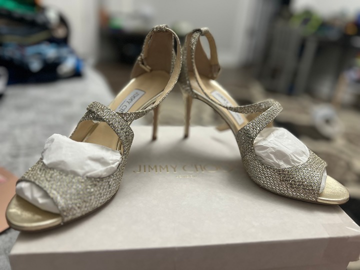 Jimmy Choo Emily 85MM Brand new size 40 w/ all original packaging. Ships by Tmr!
