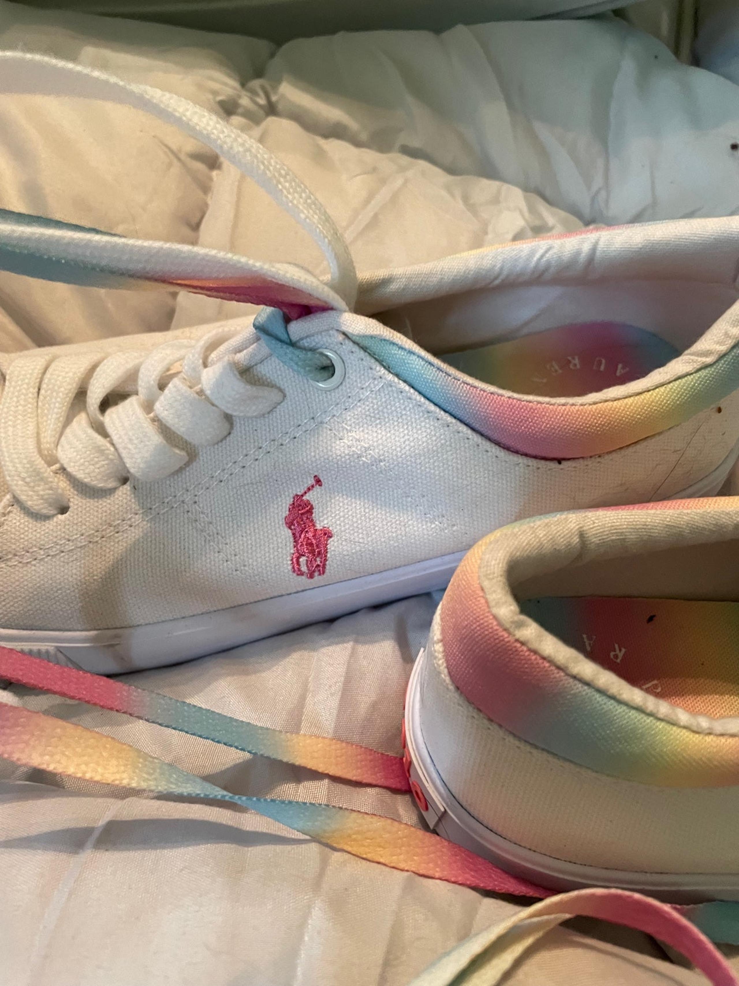 Polo Ralph Lauren white fashion sneakers