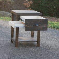 Nightstand With Hidden Drawer