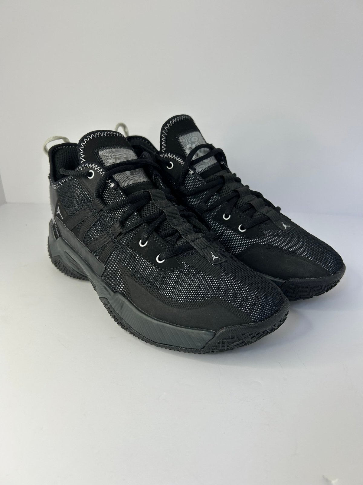 Air Jordan One Take II Men 8.5 Black Metallic Silver CW2457-001 Basketball Shoes