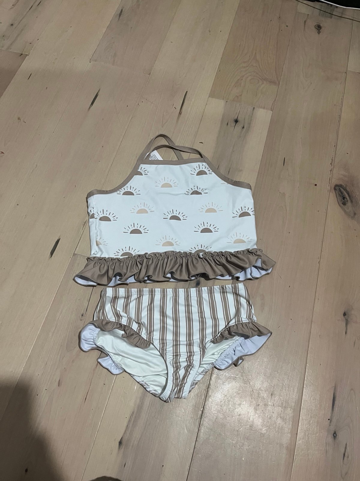 Indie blue brand new tankini set girls size 14