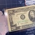 1950 Series C 20 Off center cut error Douglas Dillon