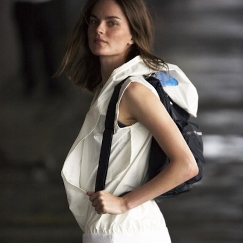 Adidas Stella McCartney oversized windbreaker hoodie vest