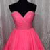 Fit to flair pink straples sequince top slowy skirt sherri hill size 0 dress NWT
