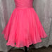 Fit to flair pink straples sequince top slowy skirt sherri hill size 0 dress NWT