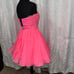 Fit to flair pink straples sequince top slowy skirt sherri hill size 0 dress NWT