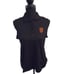 ANTIGUA Large L black sleeveless polo tank San Francisco Giants VNC