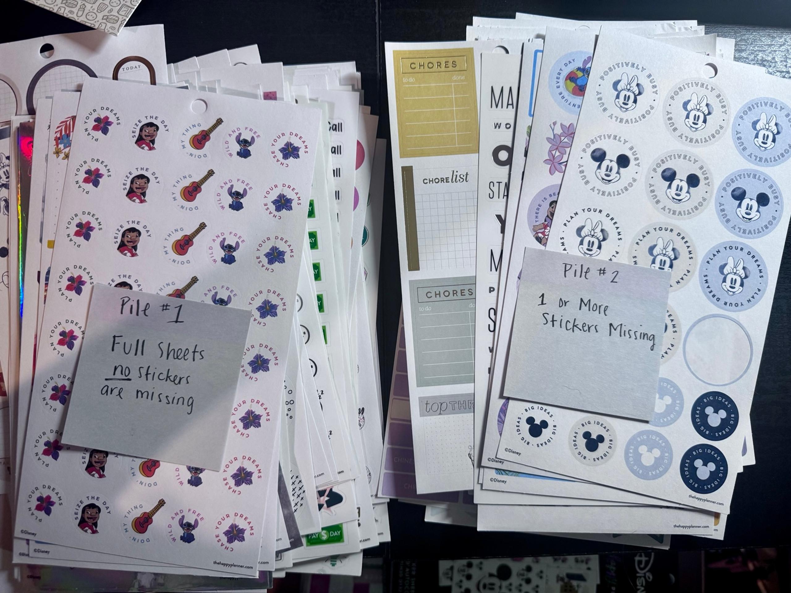 The Happy Planner Sticker Destash