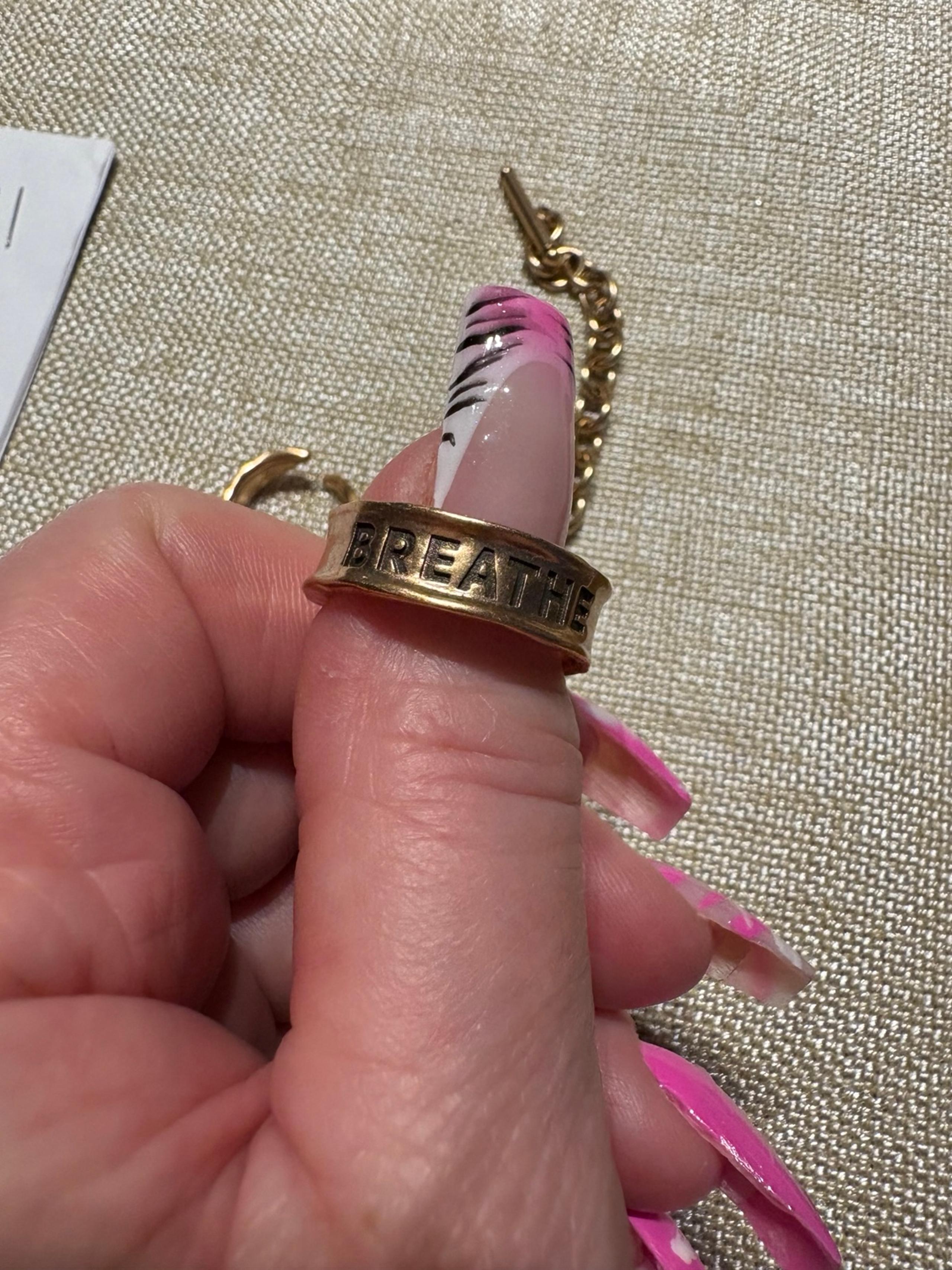 “BREATHE” Remember Ring by Katia Designs