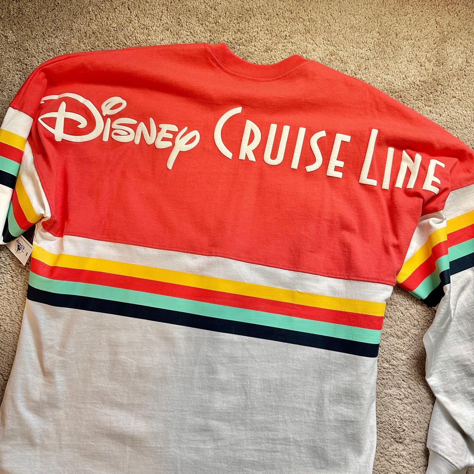 NWT Disney Cruise Line DCL Salmon Where Magic Meets The Sea Spirit Jersey