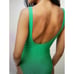 NWT J.Crew Factory colorblock V-neck knotted one piece swimsuit med