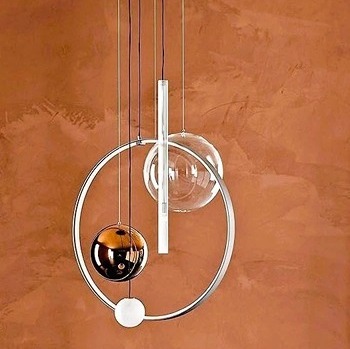 New in Box Italian Biarritz Chandelier by Oriano Favaretto for Cattela Italia