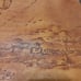 Vintage Kelly's Paraguay South American Leather Map Banner Unique Masculine NOTE