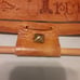 Vintage Kelly's Paraguay South American Leather Map Banner Unique Masculine NOTE