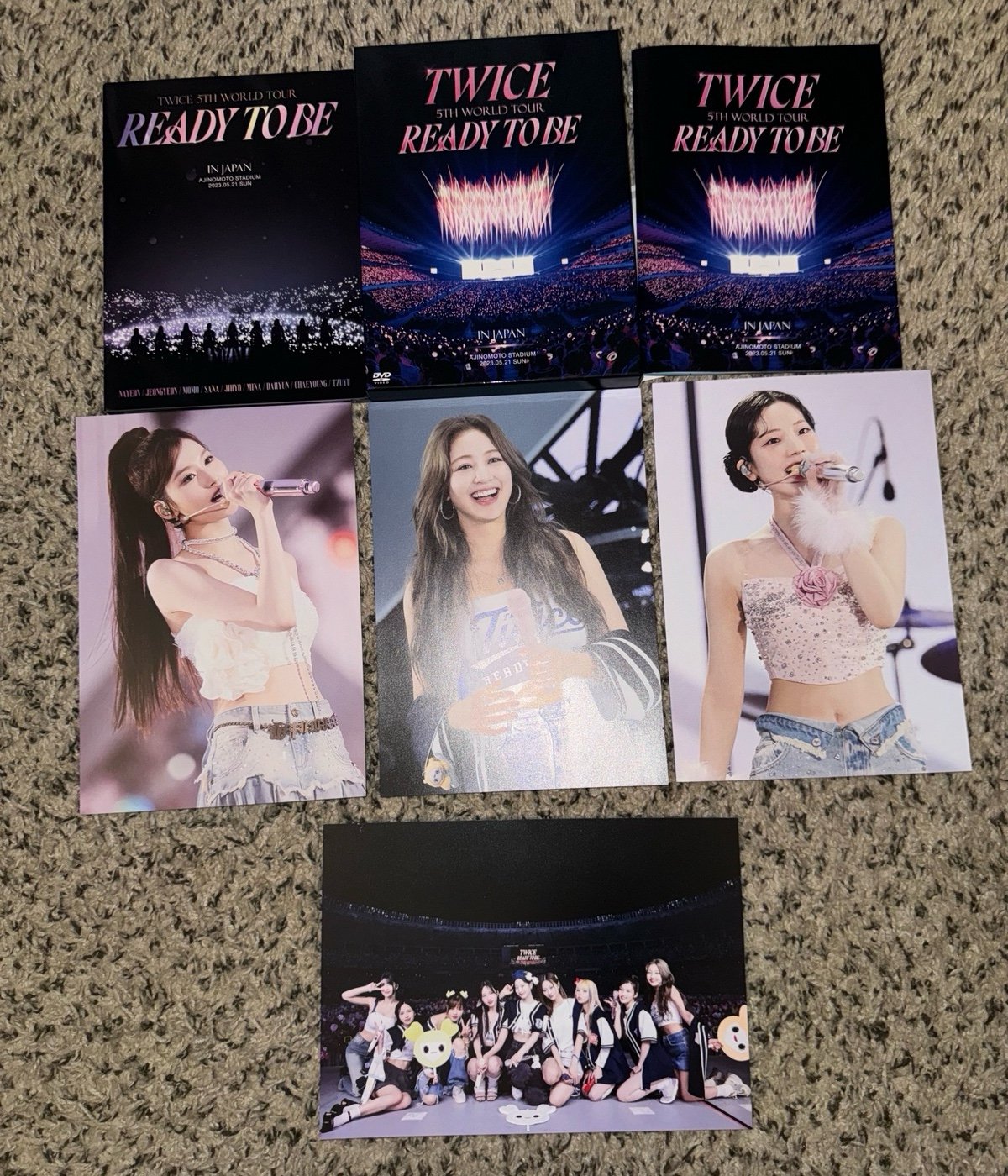 TWICE 5th world tour Ready To Be in Japan DVD CD