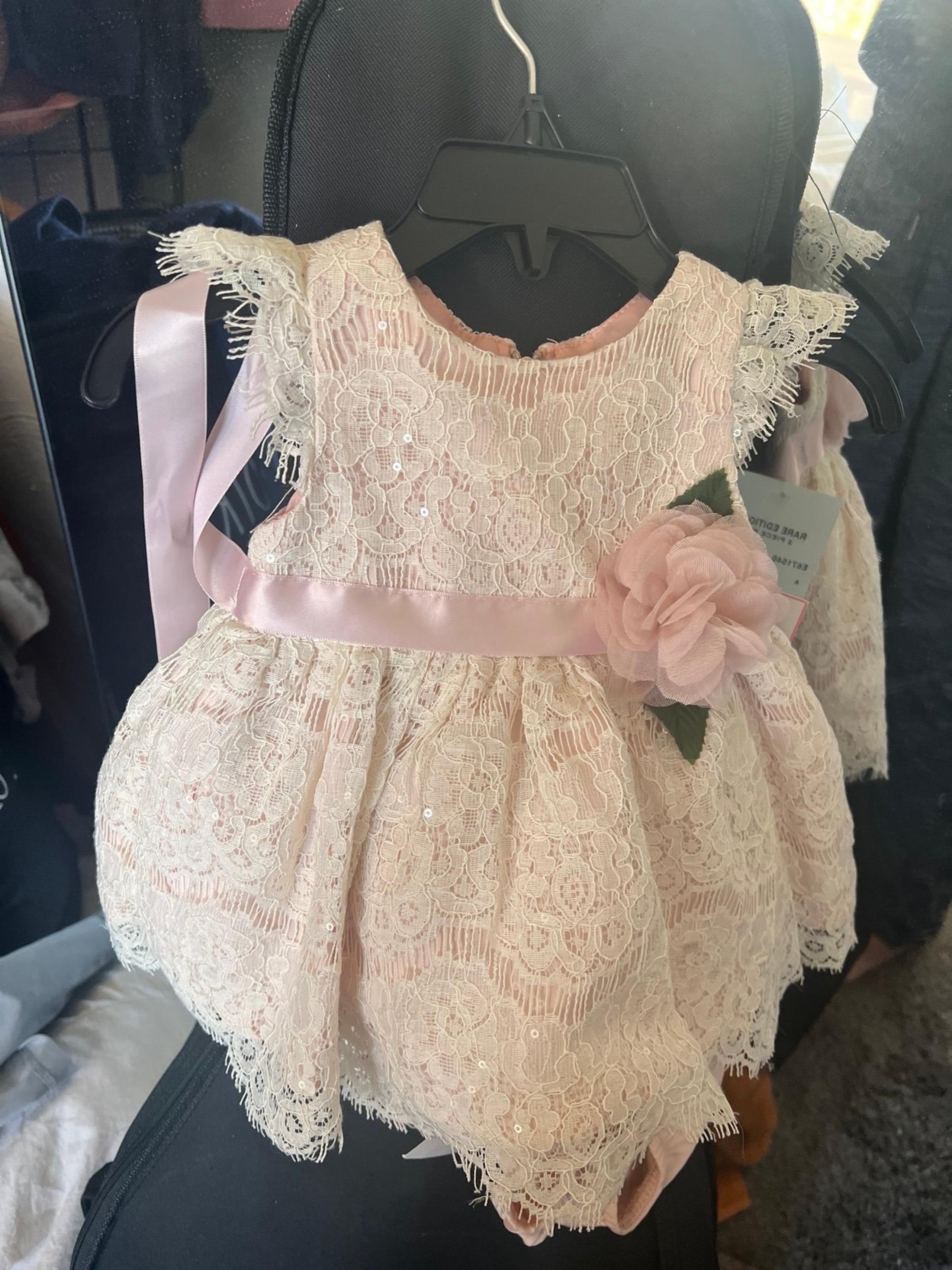 Rare Editions Baby Dress 3M