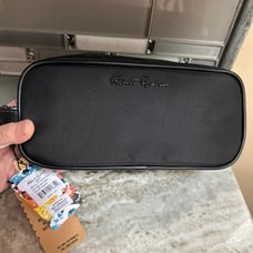 New Robert Graham Hydrus MAX black Designer New Mens Toiletry Travel Bag 78
