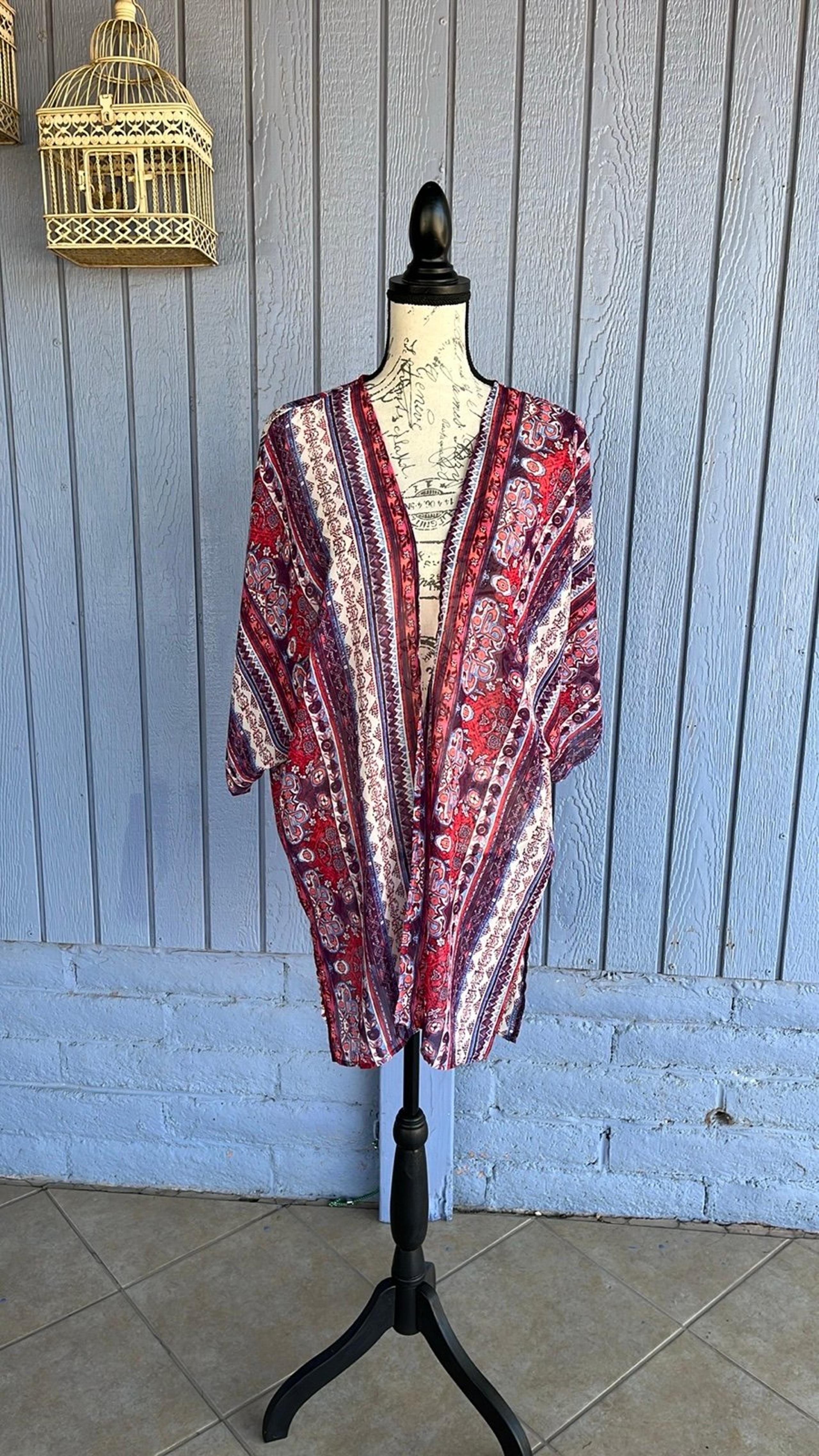 Lula Roe Cover Up  Size Medium Multicolor