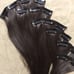 22 dark brown Hair Extension Clip in