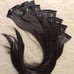22 dark brown Hair Extension Clip in