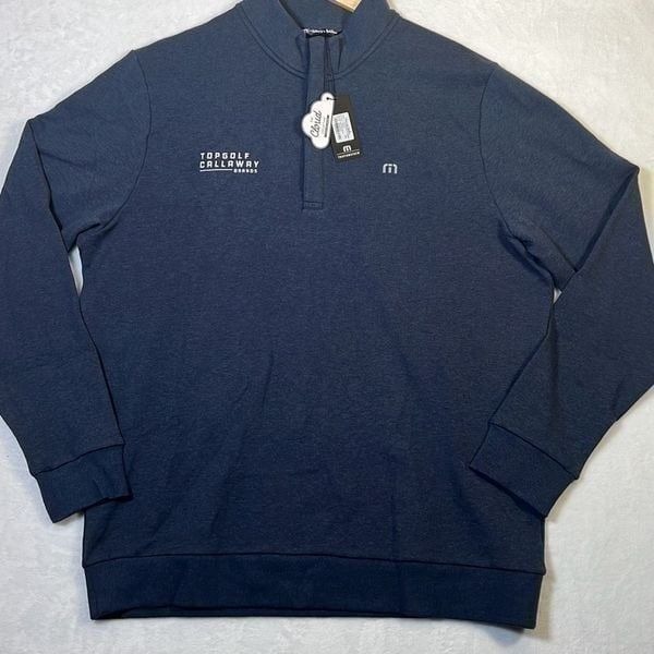 TravisMathew Men's Cloud 1/4 Zip 2.0 Pullover-NWT-Men XXL