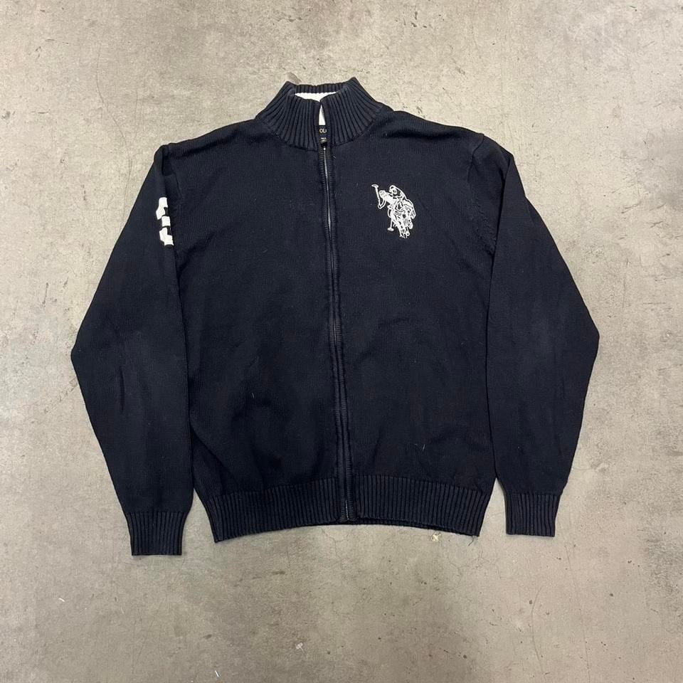 embroidered y2K polo Assassin Full zip up