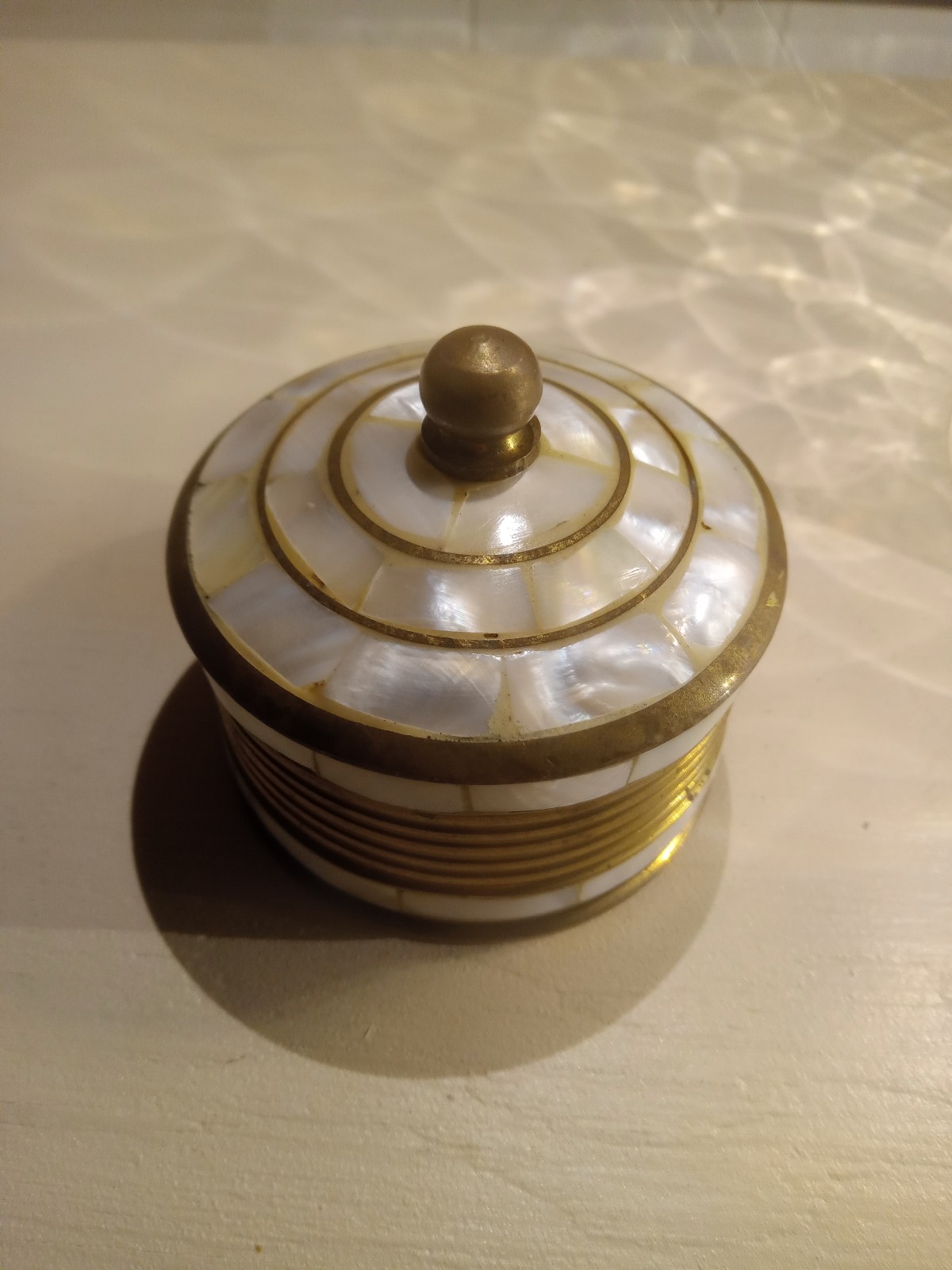 White Shell Trinket Jewerly Box