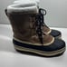 Herman Survivors Mens Fleece Lined Leather Mid Calf Snow Winter Boots Tan Size 7