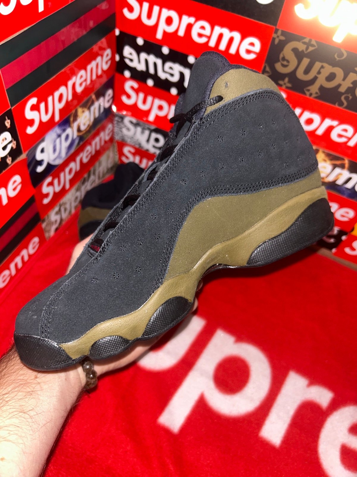 Jordan 13 Retro Olive (GS) 884129-006 size 5.5y