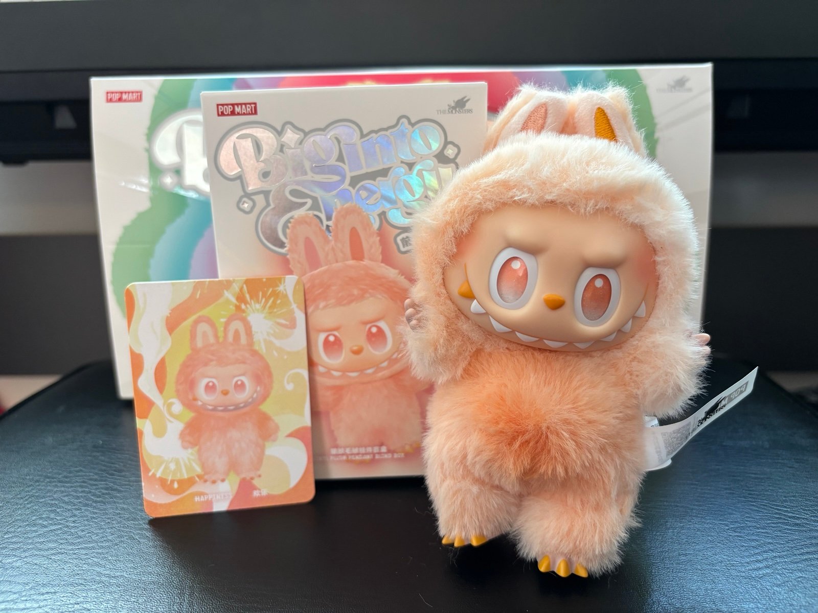 Pop Mart Big into Energy Plush Pendant HAPPINESS
