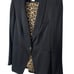 Veronica Beard Kollia Dickey Jacket in Black Satin Blazer Classic Size 4