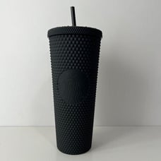 Starbucks matte black studded tumbler NWT