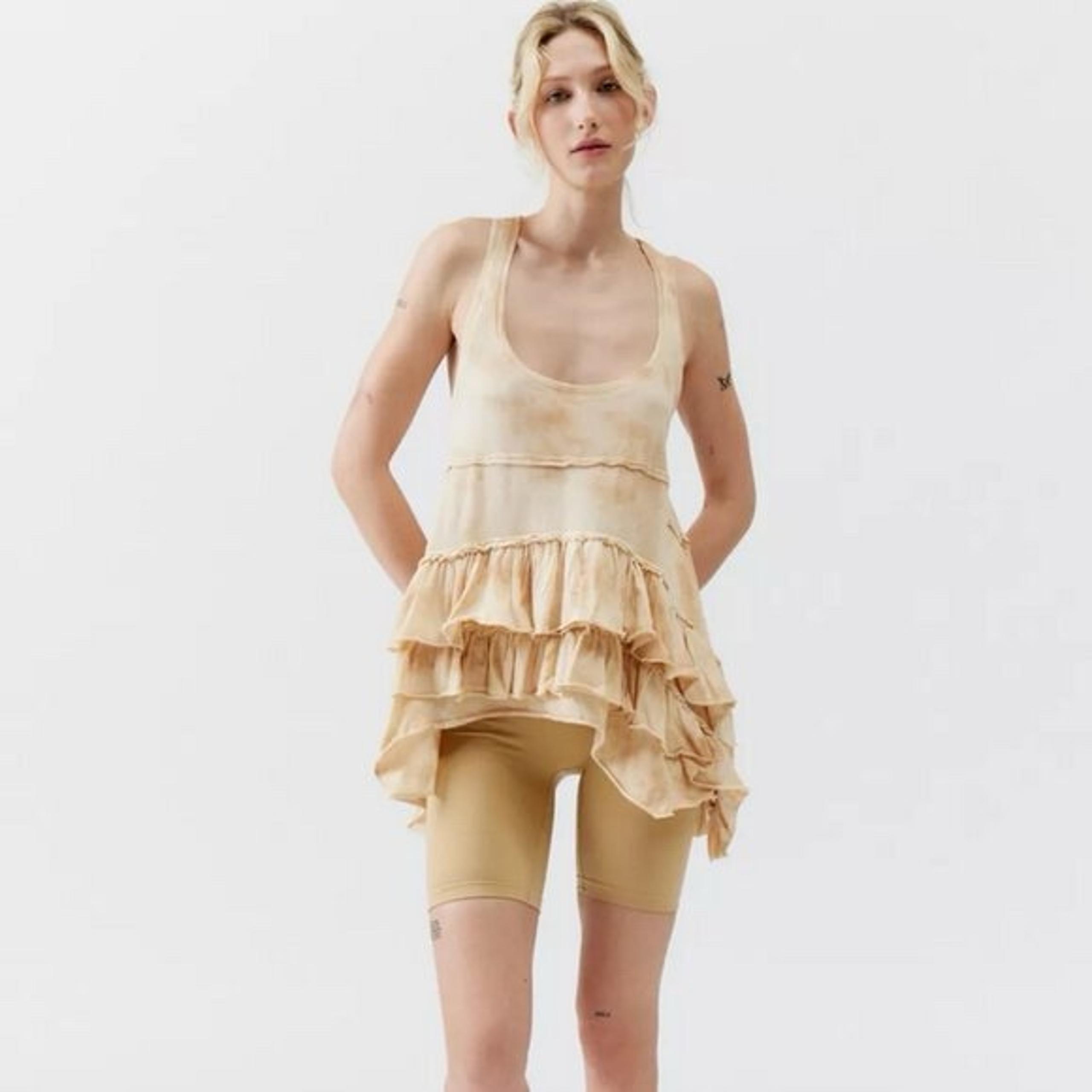 Urban outfitters ruffle tank top