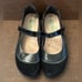 Naot Kirei Mary Jane Black Madras/Black Suede/Black Patent Size 7 (38)