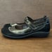 Naot Kirei Mary Jane Black Madras/Black Suede/Black Patent Size 7 (38)