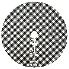 General Store Plaid Christmas Tree Skirt-NIB