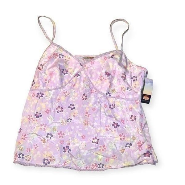 Y2K Pastel Floral silk Top