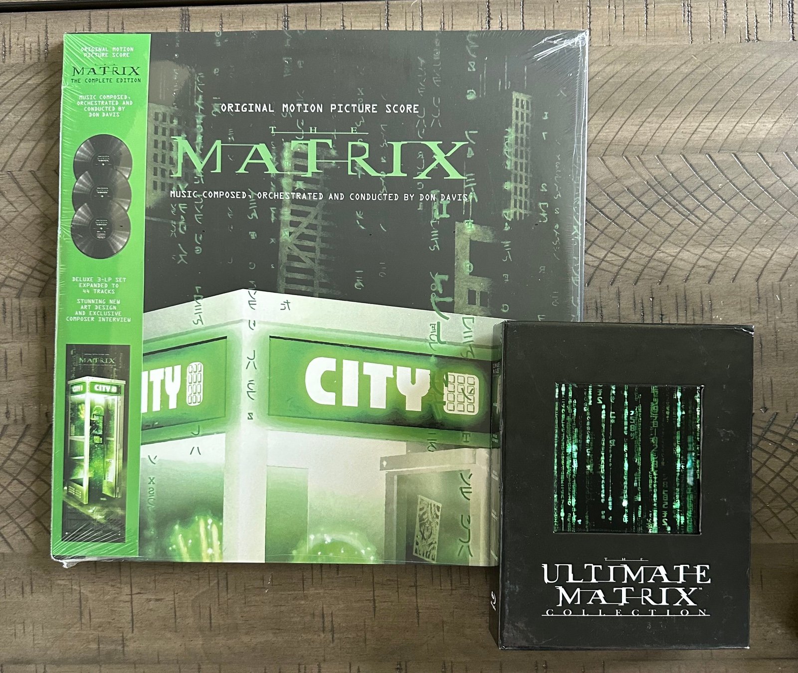 The Matrix Soundtrack with The Ultimate BlueRay DVD Collection