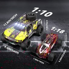 DEERC 9201E 1:10 Large RC Car Remote Control 48+ KM/H Off Road Truck 4WD RC Cars