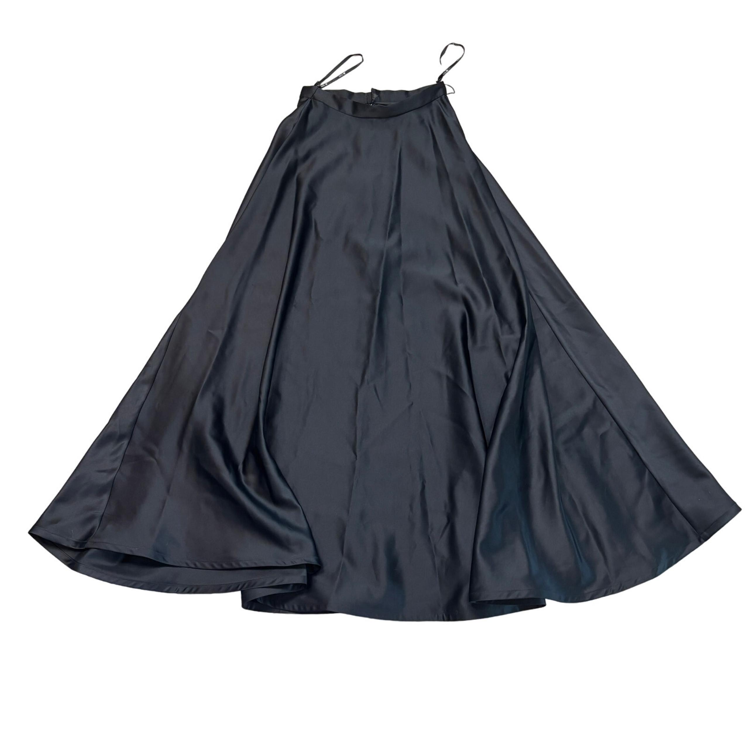 Vintage Tadashi Shoji Maxi Skirt Women's 8 Formal Long Satin