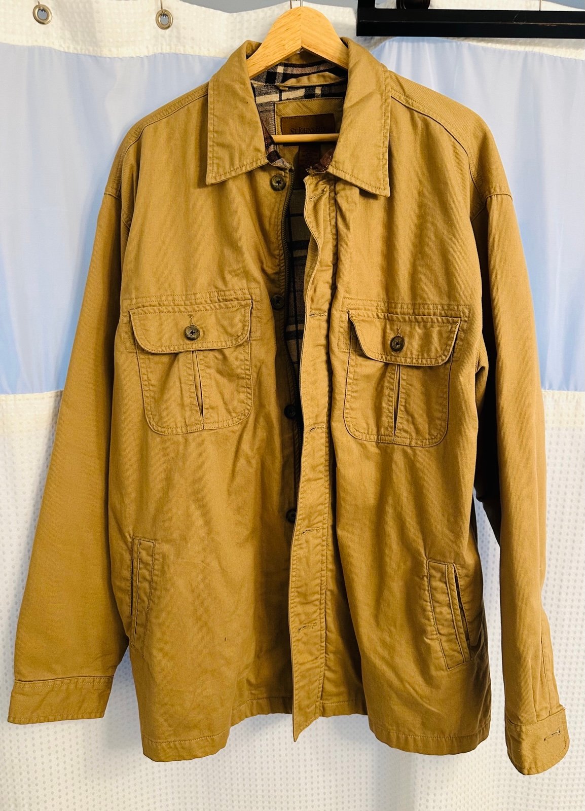 St. John’s Bay outdoor work Jacket- flannel lined. Men Size - LARGE