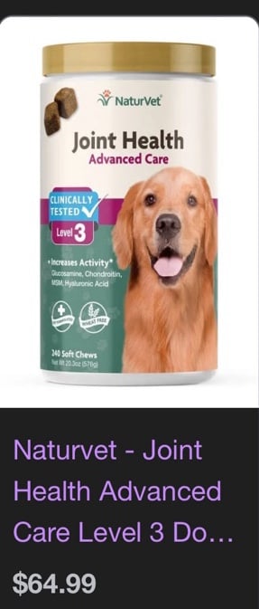 Nuturvet joint supplement