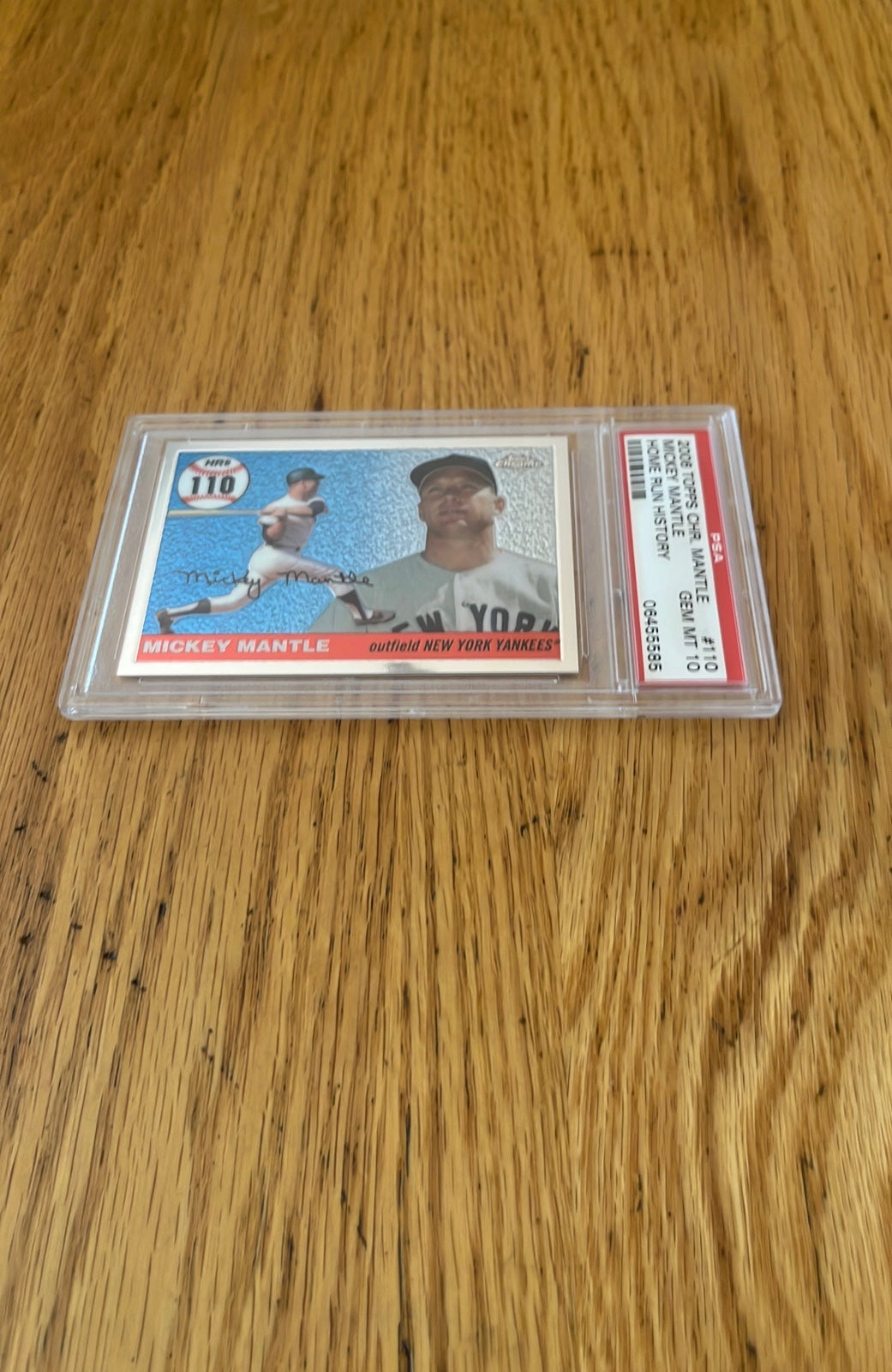 2006 Topps MLB Mickey Mantle Card