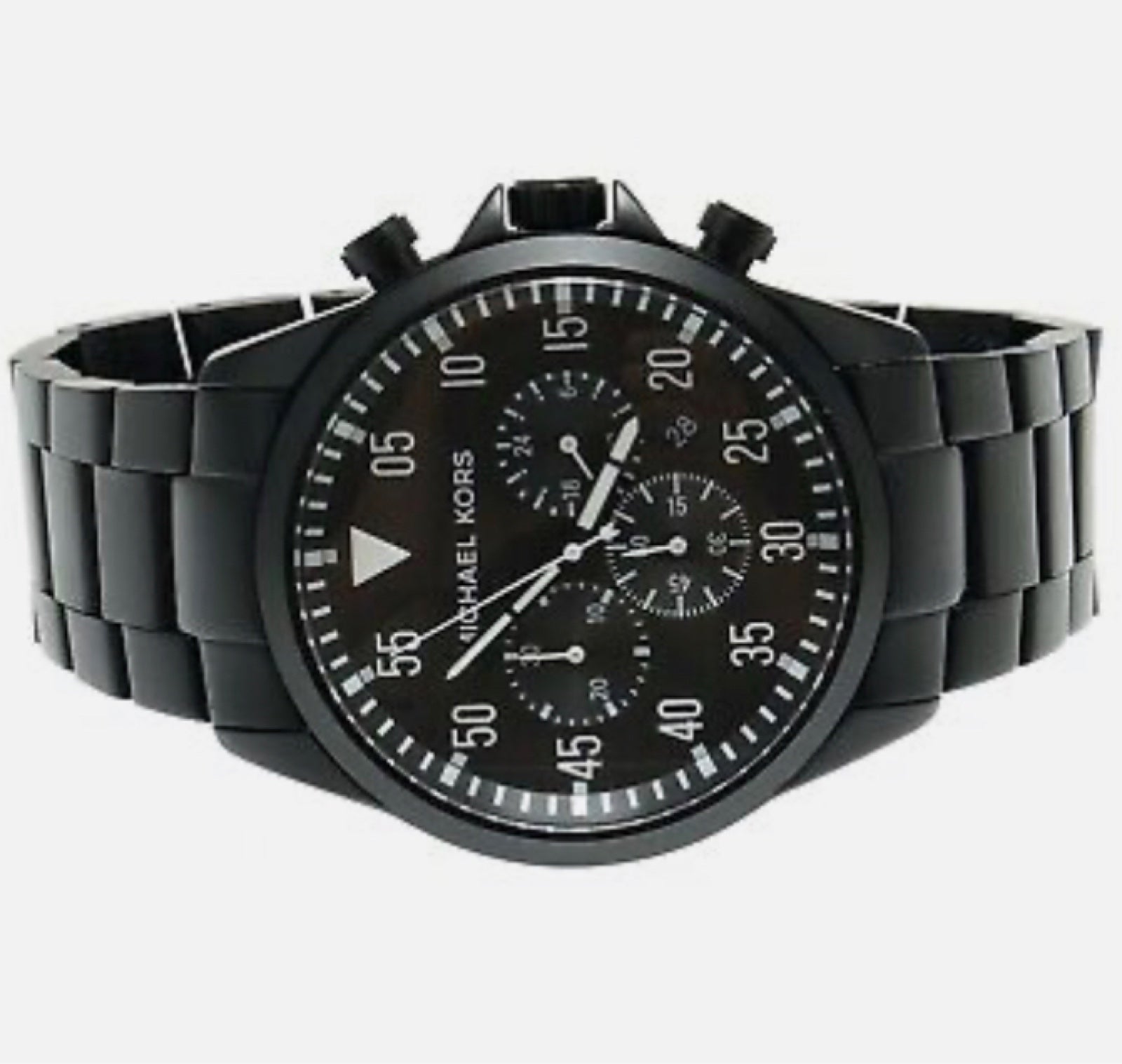 Michael Kors MK8414 Men's Black Chronograph Black Stainless Steel Watch.