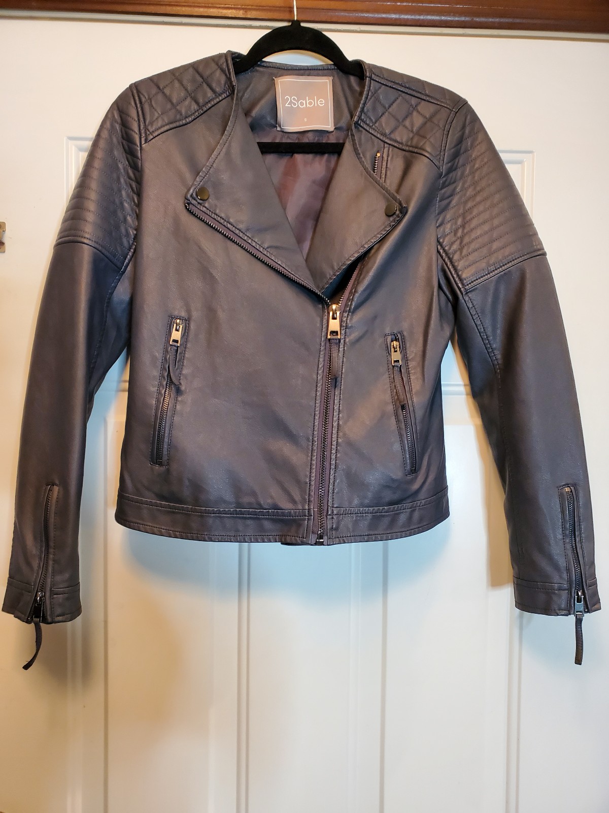 Faux Leather Jacket