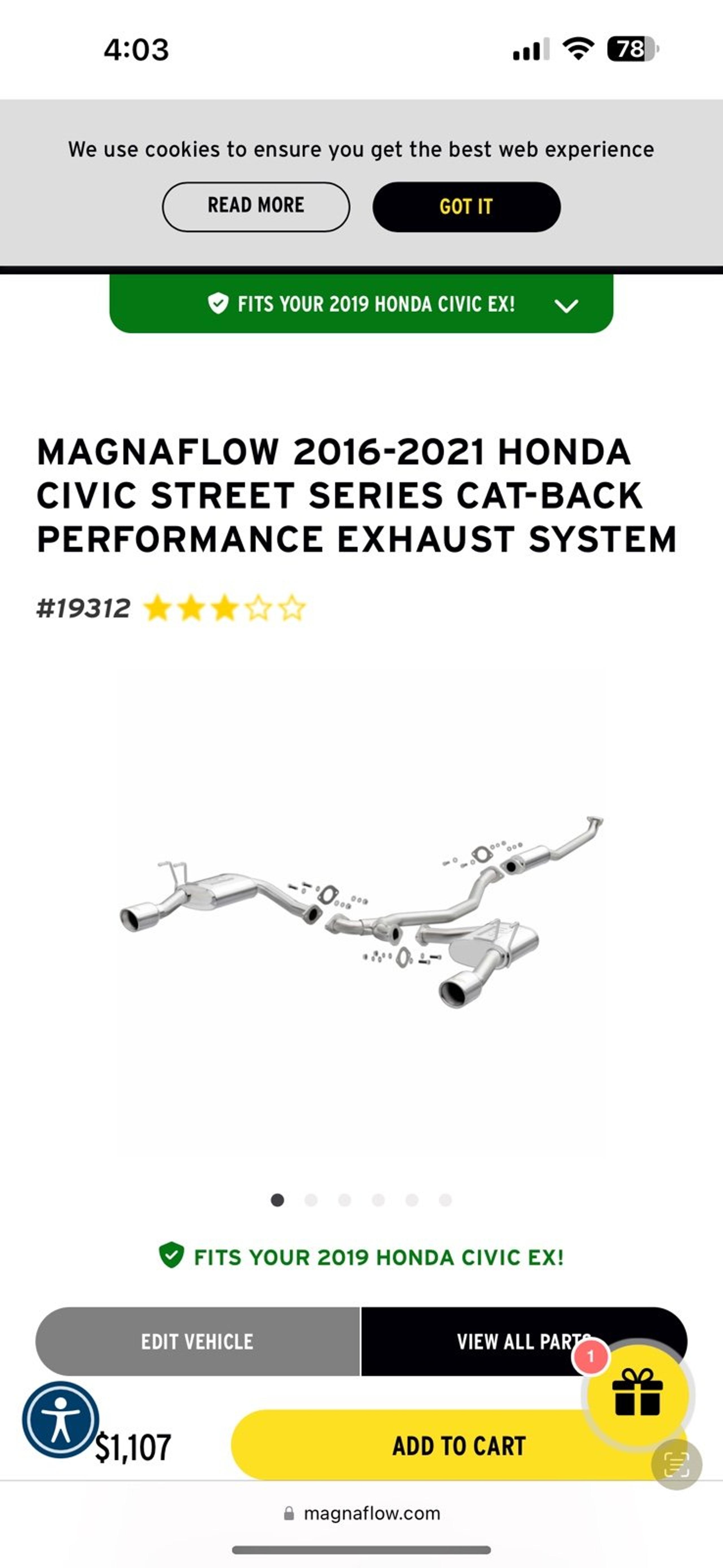 Magna flow exhaust