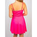 White Birch Tennis Golf Pickleball Athleisure A Line Tank Dress Skort Pink New L